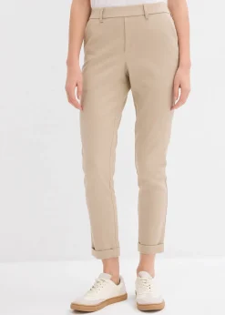 Pantalon chino en viscose mélangée