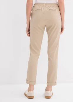 Pantalon chino en viscose mélangée