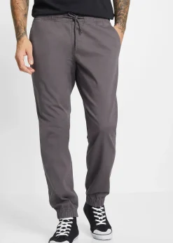 Pantalon chino jogger loose, droit