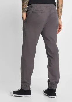 Pantalon chino jogger loose, droit