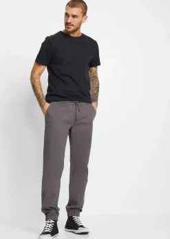 Pantalon chino jogger loose, droit