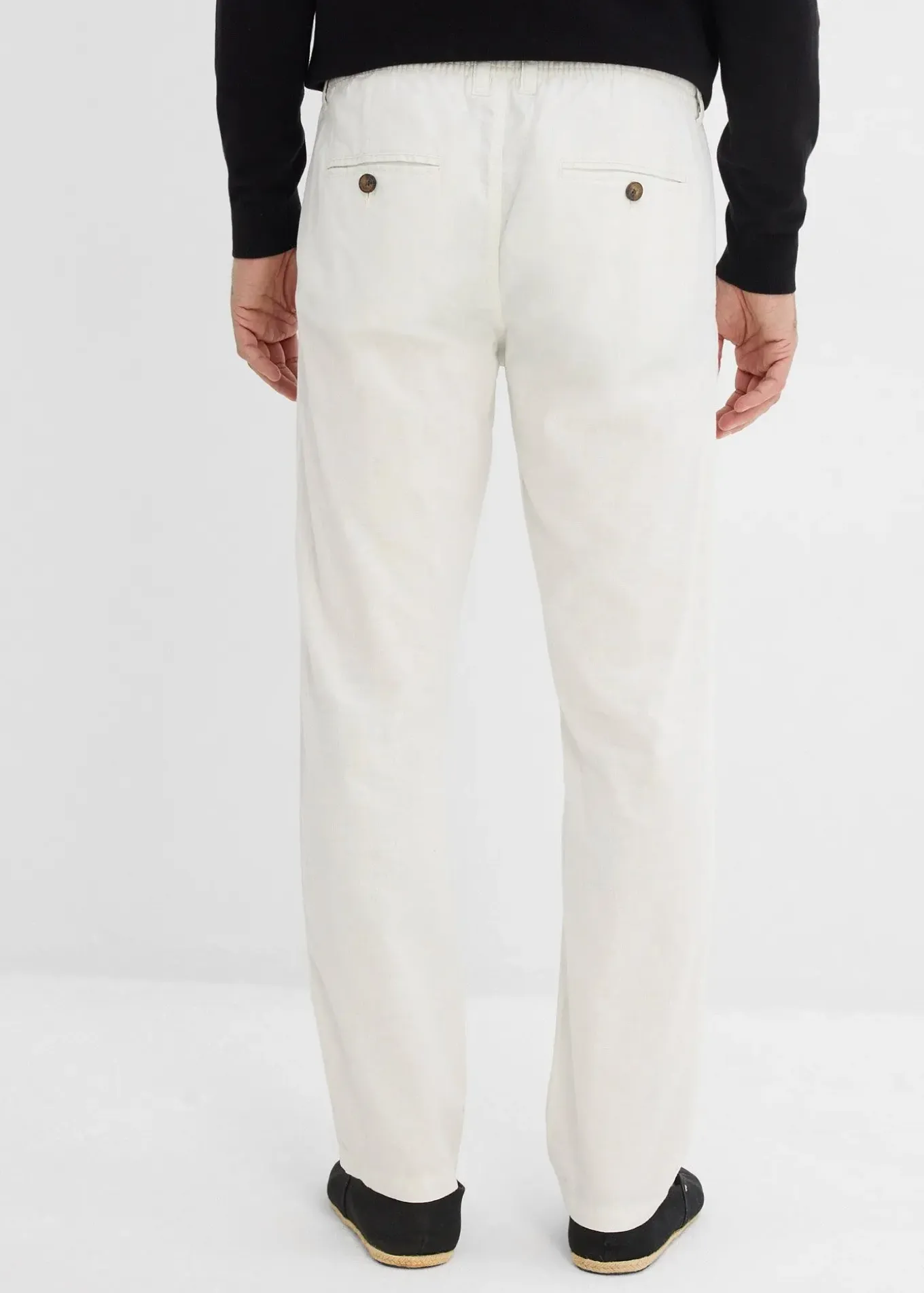 Pantalon chino léger, regular, droit