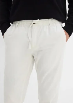 Pantalon chino léger, regular, droit