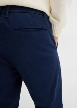 Pantalon chino regular avec doublure chaude en flanelle, fuselé