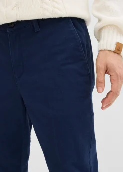Pantalon chino regular avec doublure chaude en flanelle, fuselé