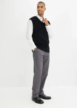 Pantalon chino regular, droit