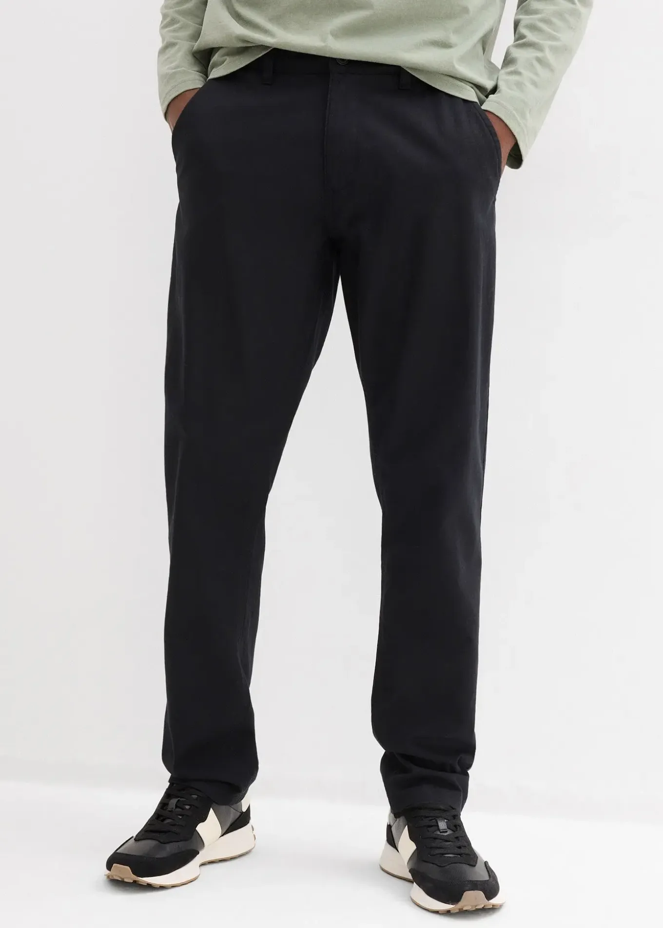 Pantalon chino regular, droit