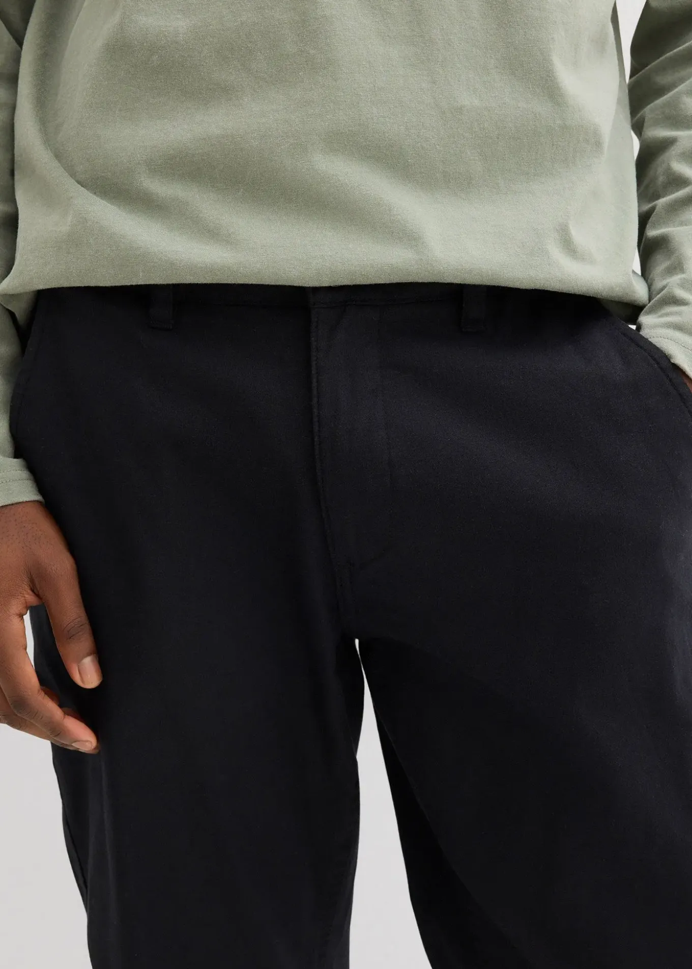 Pantalon chino regular, droit