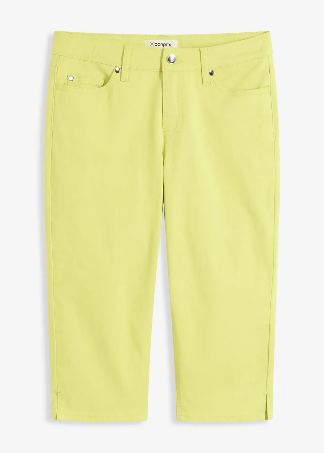 Pantalon corsaire à taille élastiquée