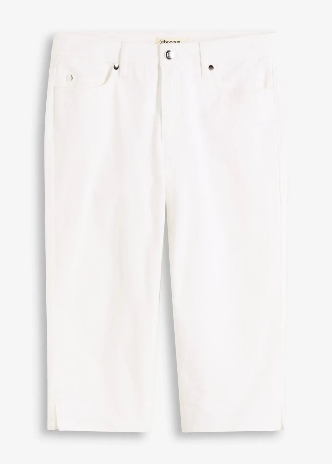 Pantalon corsaire à taille élastiquée