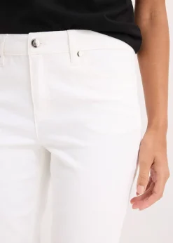 Pantalon corsaire à taille élastiquée