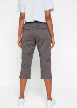 Pantalon corsaire avec lien à nouer