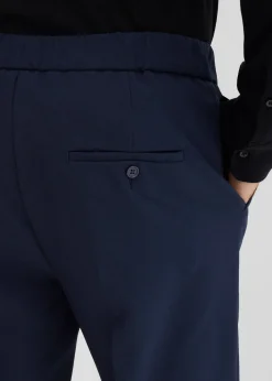 Pantalon de costume à taille élastiquée