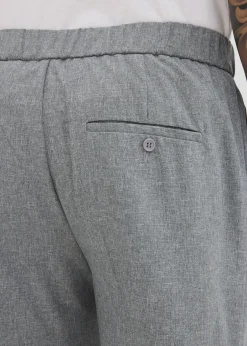 Pantalon de costume à taille élastiquée