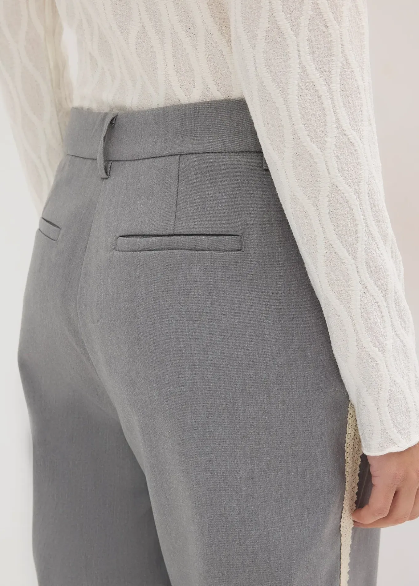 Pantalon de costume à taille confortable