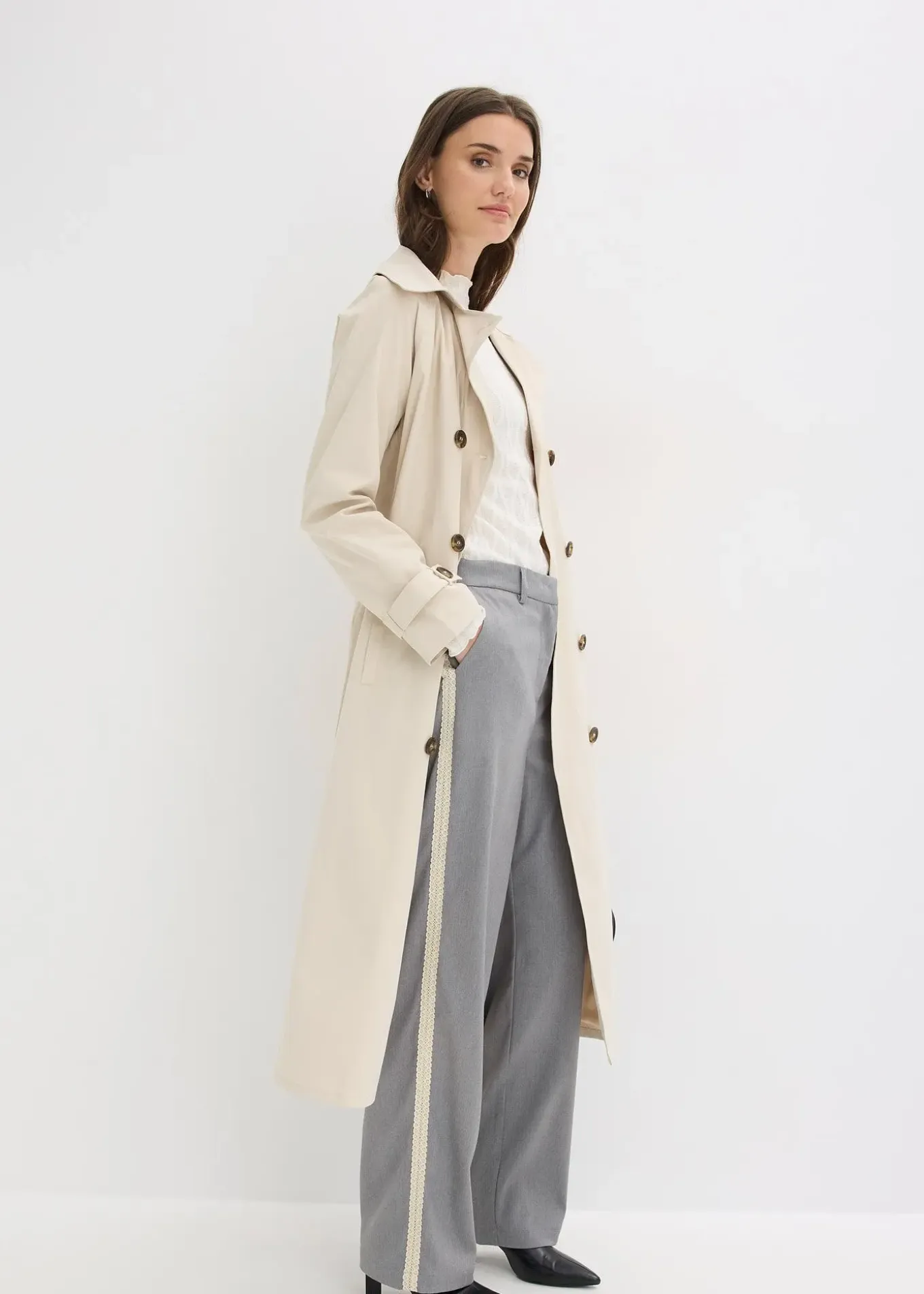 Pantalon de costume à taille confortable