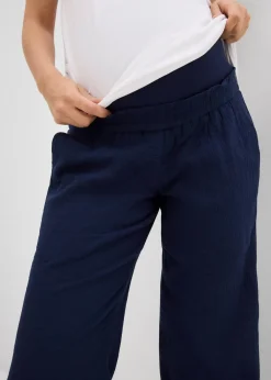 Pantalon de grossesse 100% gaze de coton, loose