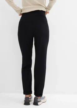 Pantalon de grossesse à taille élastiquée en jersey milano