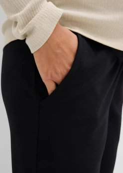 Pantalon de grossesse à taille élastiquée en jersey milano