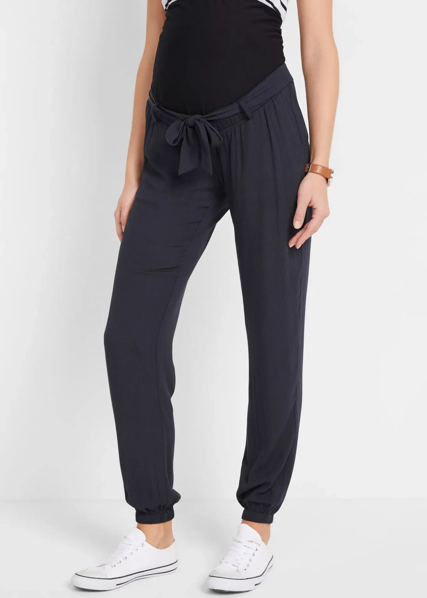 Pantalon de grossesse en viscose légère, loose