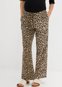Pantalon de grossesse 2en1 en gaze de coton