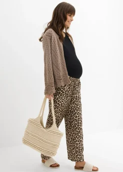 Pantalon de grossesse 2en1 en gaze de coton