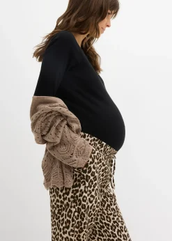 Pantalon de grossesse 2en1 en gaze de coton