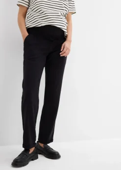 Pantalon de grossesse en lin majoritaire, droit