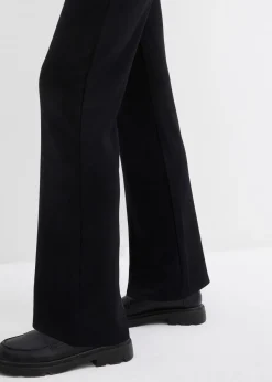 Pantalon de grossesse en jersey milano, jambes légèrement évasées