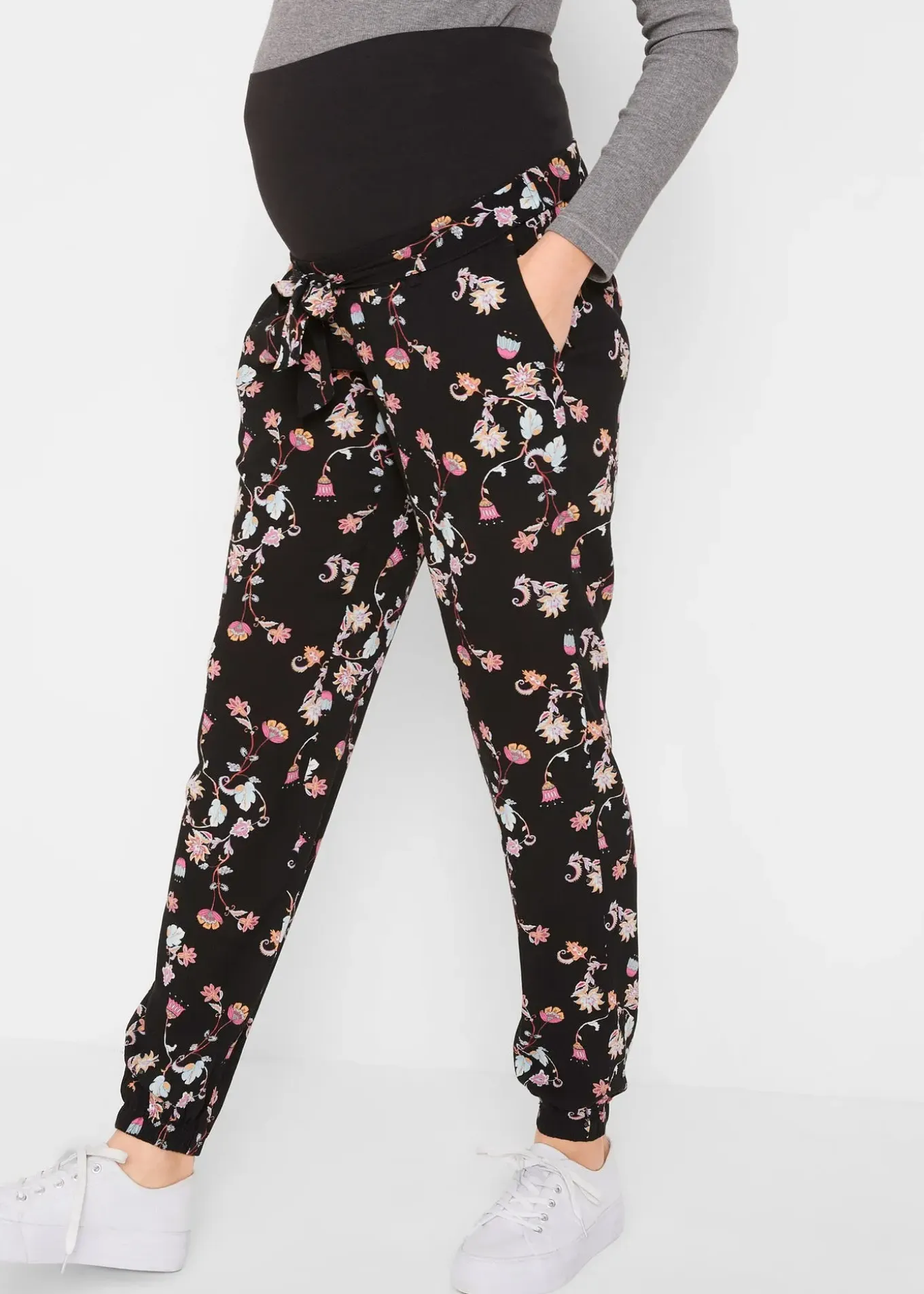 Pantalon de grossesse en viscose légère, loose