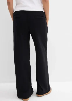 Pantalon de grossesse en jersey milano, jambe large
