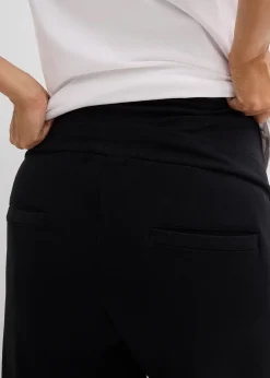 Pantalon de grossesse en jersey milano, jambe large