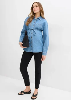 Pantalon de grossesse extensible avec jambes fuselées