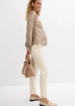 Pantalon de grossesse extensible avec jambes fuselées