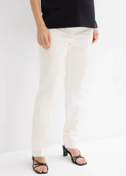 Pantalon de grossesse élégant avec jambe droite