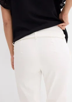 Pantalon de grossesse élégant avec jambe droite