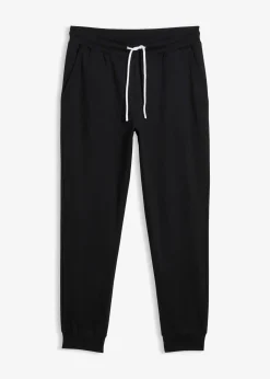 Pantalon de jogging à bords-côtes en bas de jambe