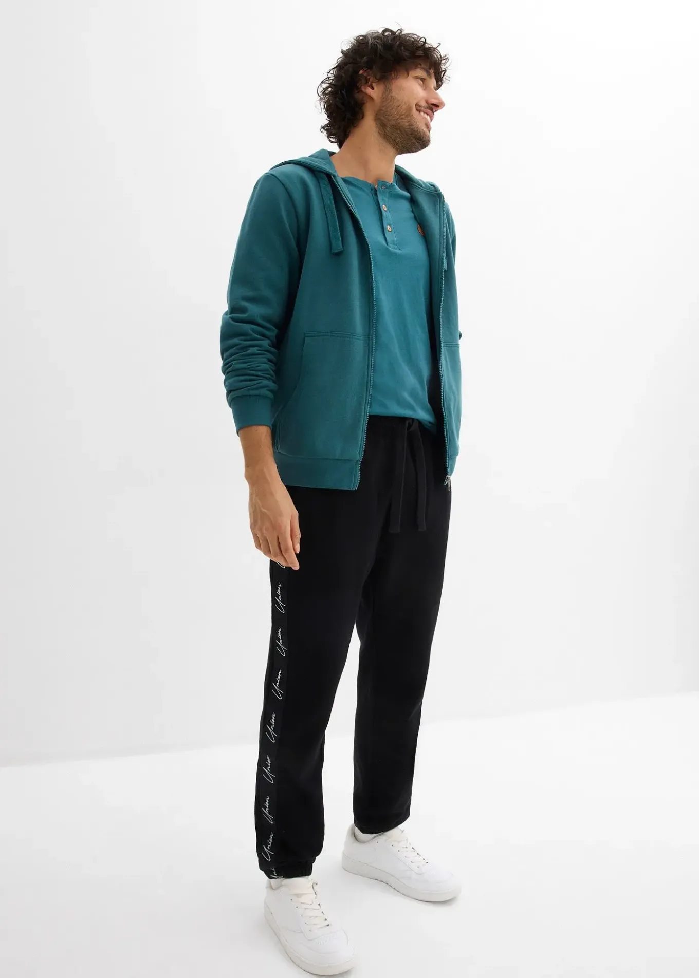 Pantalon de jogging 100% coton, loose