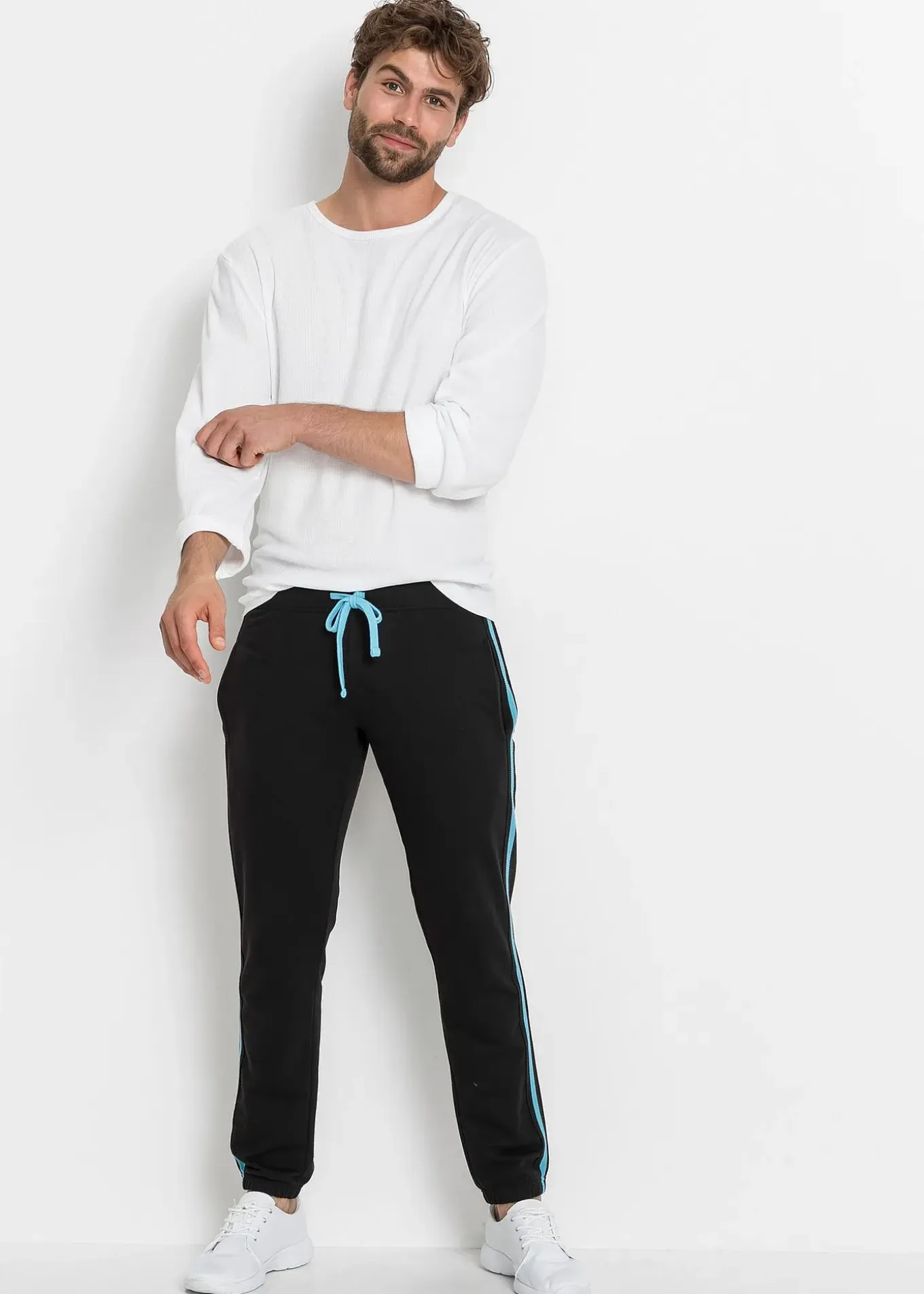 Pantalon de jogging à détails contrastants
