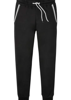 Pantalon de jogging à détails contrastants, 100% coton