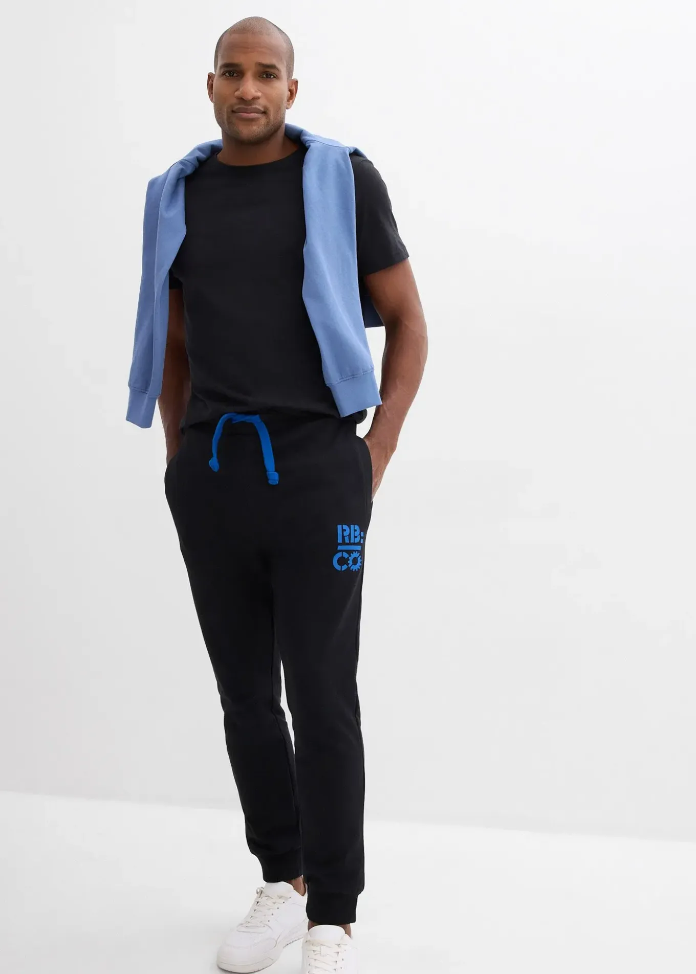 Pantalon de jogging à détails contrastants