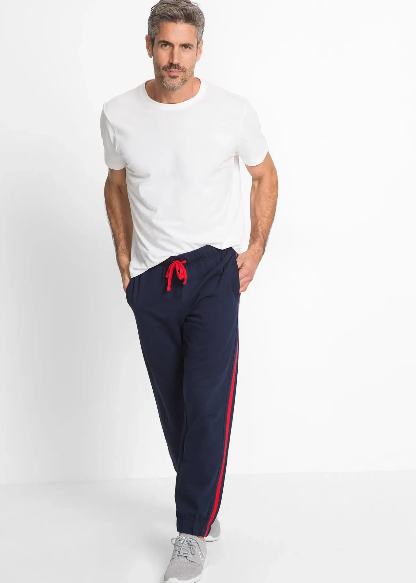 Pantalon de jogging à détails contrastants