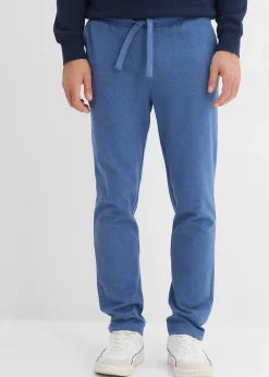 Pantalon de jogging à jambes droites, intérieur gratté doux