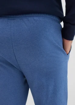 Pantalon de jogging à jambes droites, intérieur gratté doux