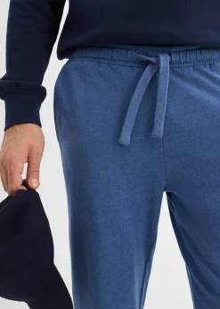 Pantalon de jogging à jambes droites, intérieur gratté doux