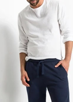 Pantalon de jogging à jambes droites, intérieur gratté doux