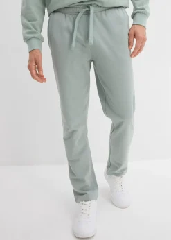 Pantalon de jogging à jambes droites, intérieur gratté doux