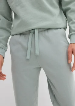 Pantalon de jogging à jambes droites, intérieur gratté doux