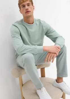 Pantalon de jogging à jambes droites, intérieur gratté doux