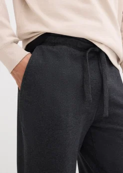Pantalon de jogging à jambes droites, intérieur gratté doux